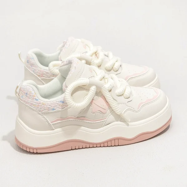 回力女鞋加绒小白鞋女2024秋冬季新款百搭厚底休闲鞋加厚保暖板鞋