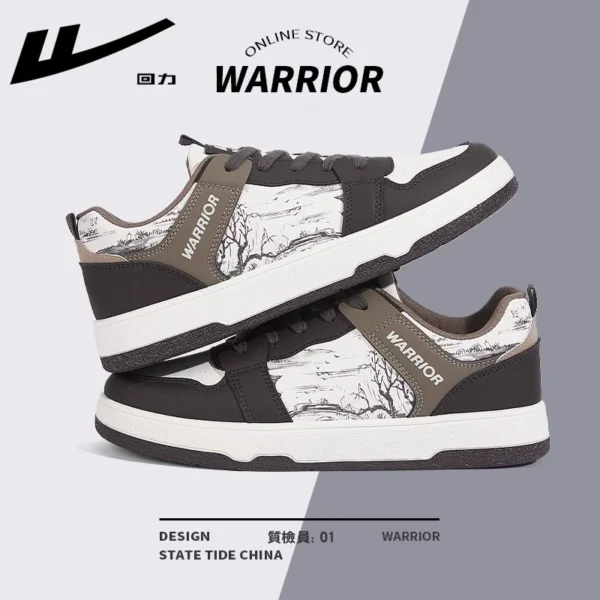 1077 meters khaki [national trend ink painting shoes]