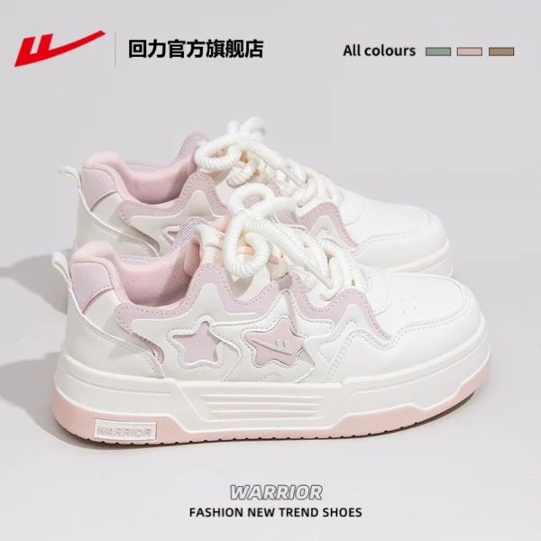 Bột trắng/1484 [Đế dày tăng chiều cao, giản dị và đa năng]